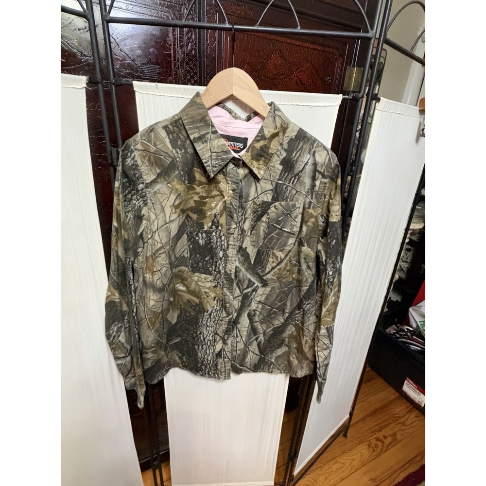 Outfitters Ridge Women's XL 16-18 Realtree Camo Button Down Hunting Shirt